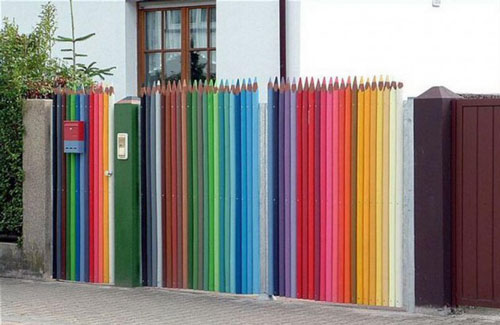 идеи креативни декоративни огради за двора и градината 