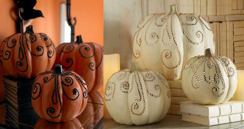 идеи декорация на тиква и предмети за Хелоуин