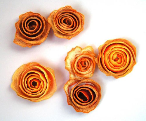 идеи портокалови рози