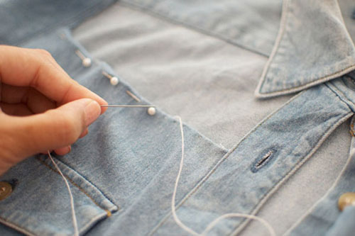 идеи лесно преправяне на джинсова риза