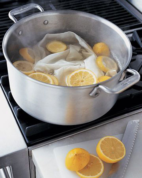 Накисване на пране с лимон