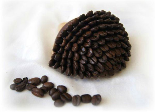 идеи таралеж от кафени зърна 13