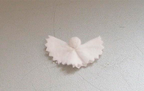 идеи красиво ангелче от памучен тампон