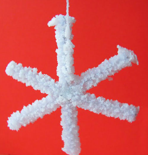 идеи снежинки от солени кристалчета