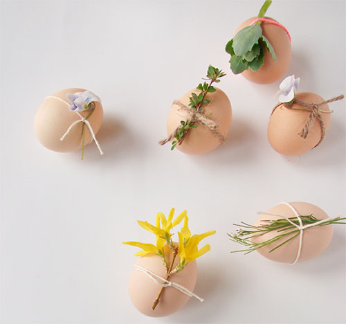 идеи декориране на великденски яйца без боядисване