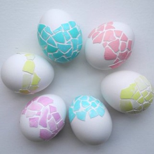 идеи мозаечни великденски яйца