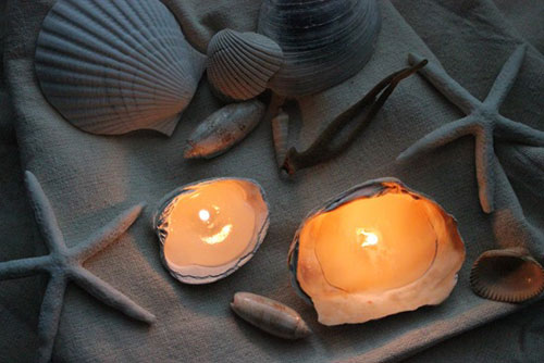 идеи декоративни свещи в морски стил