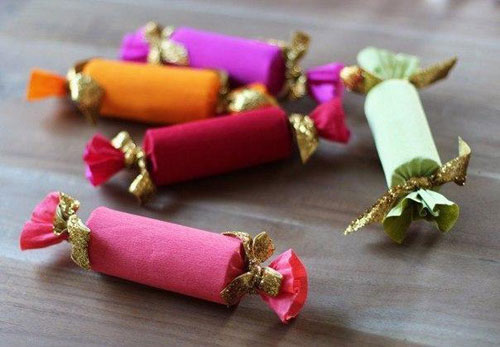 идеи конфети във формата на бонбони за парти или рожден ден