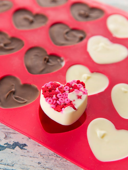 Шоколадови бонбони за Свети Валентин