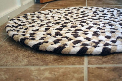 идеи килимче от хавлиени кърпи за банята