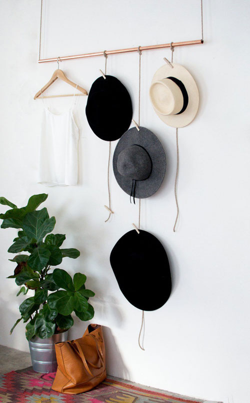 идеи стенна закачалка за шапки